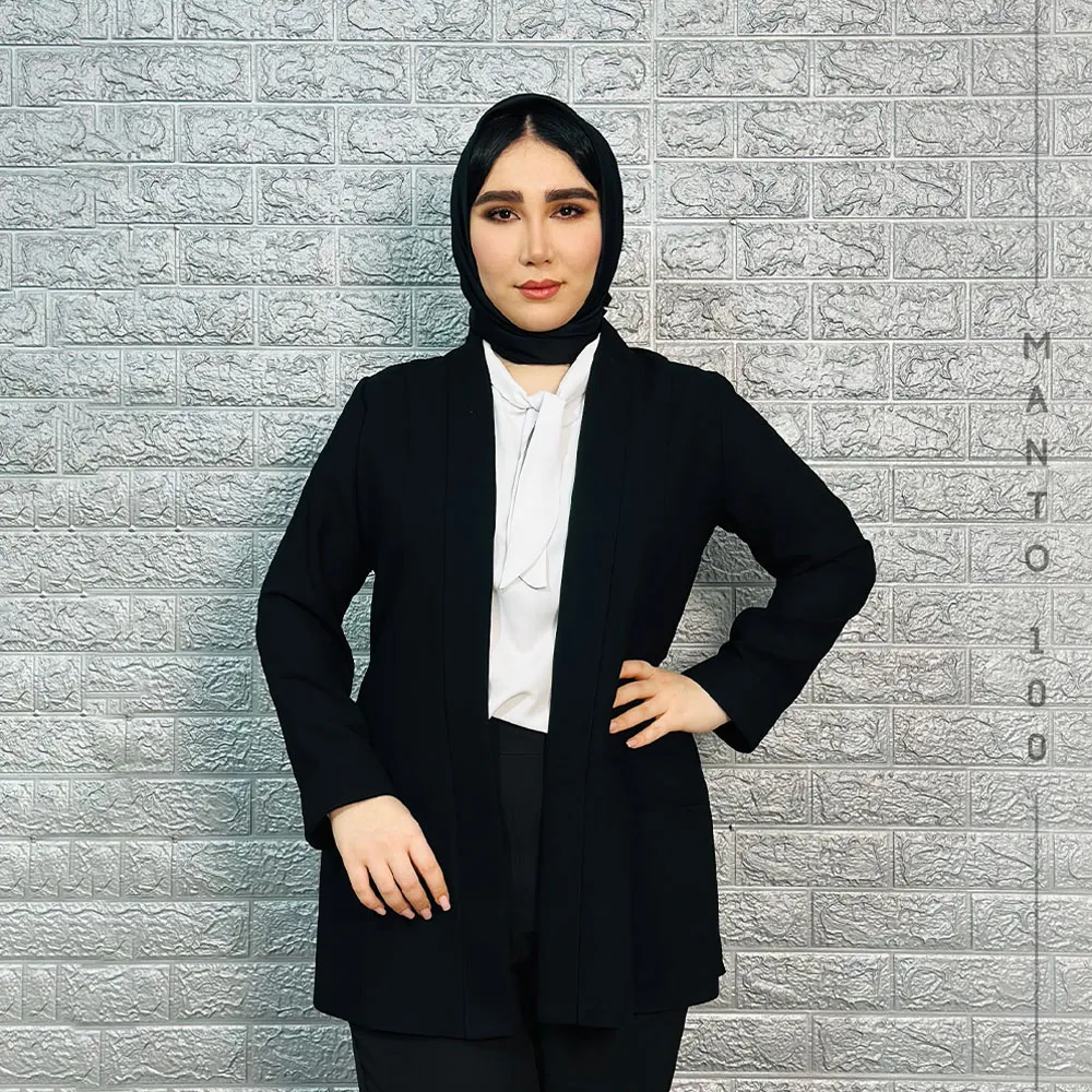 کت مشکی دو جیب